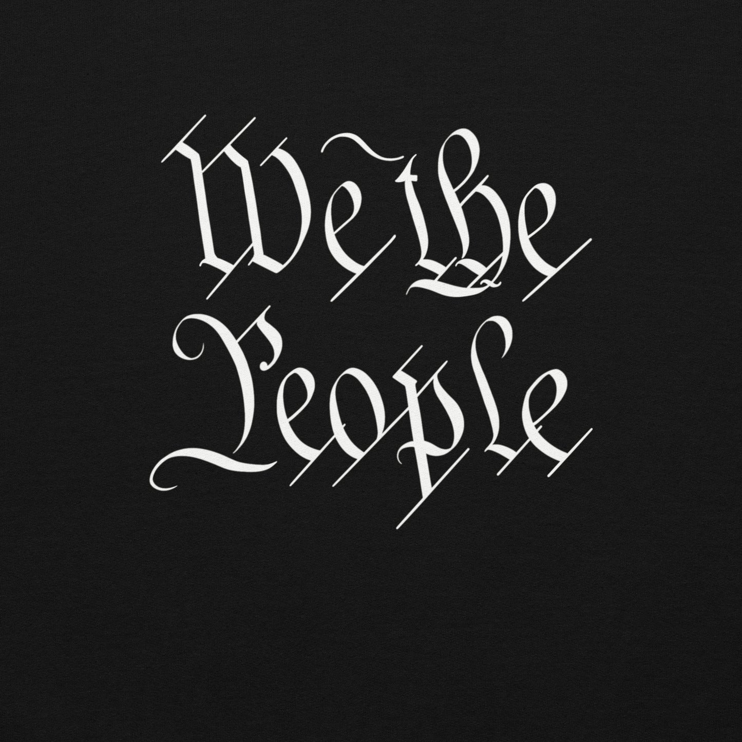 "We the People" stacked with Eagle Hoodie