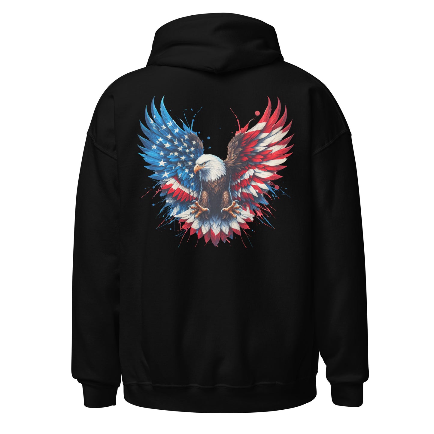 "We the People" stacked with Eagle Hoodie